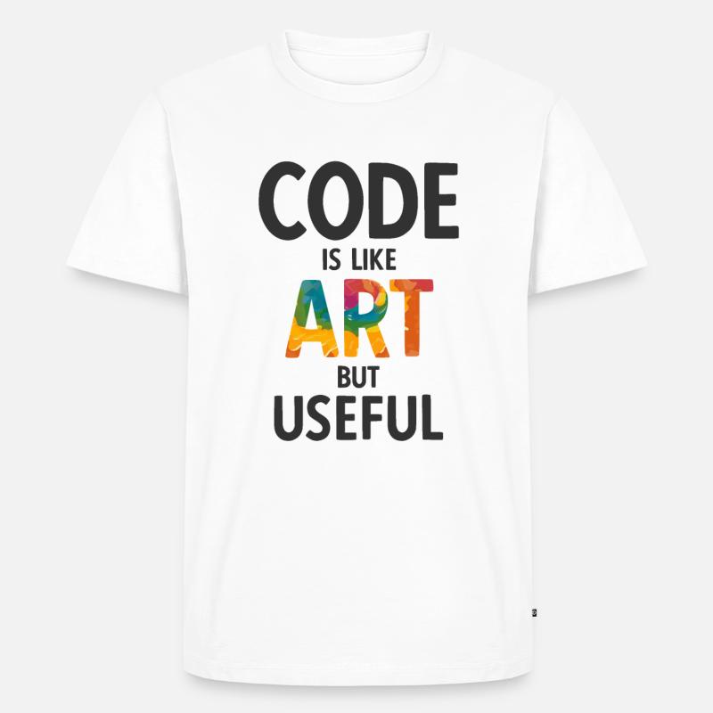 Software Ingenieur Informatiker Programmierer - Männer Premium Bio T-Shirt - Weiß