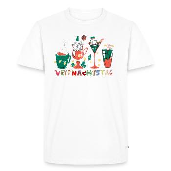 Christmas Day - T-shirt Premium bio Homme - blanc - Devant - Nico (187cm)