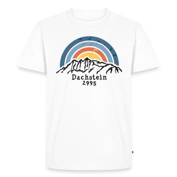 Hoher Dachstein Schladming Ramsau Ski Resort Randonnée - T-shirt Premium bio Homme - blanc - Devant - Nico (187cm)