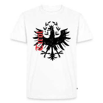 Tirol - Men's Premium Organic T-Shirt - white - Front - Nico (187cm)