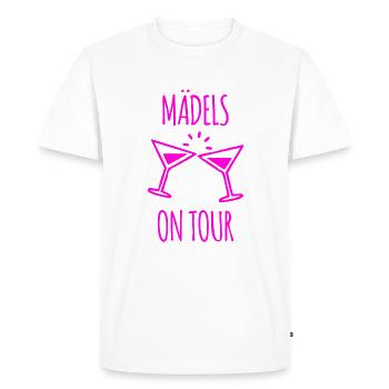 Girls Girls Ladies Party Tour cocktail fête - T-shirt Premium bio Homme - blanc - Devant - Nico (187cm)