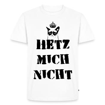 Don't rush me - Men's Premium Organic T-Shirt - white - Front - Nico (187cm)