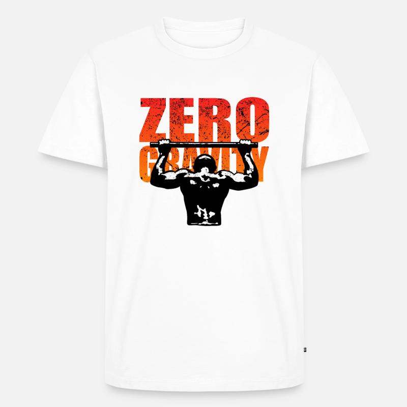 Zero Gravity - Männer Premium Bio T-Shirt - Weiß