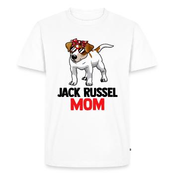 Jack Russel Russel - T-shirt Premium bio Homme - blanc - Devant - Nico (187cm)