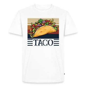 Taco Matching Daddy and Baby - T-shirt Premium bio Homme - blanc - Devant - Nico (187cm)