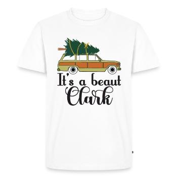 C’est un arbre de Noël de la famille Beaut Clark Griswold - T-shirt Premium bio Homme - blanc - Devant - Nico (187cm)