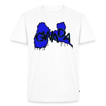 GWADA - T-shirt Premium bio Homme - blanc - Devant - Nico (187cm)