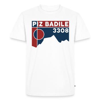 Piz Badile Normal Path Mountain Guide North Face Climbing - Men's Premium Organic T-Shirt - white - Front - Nico (187cm)