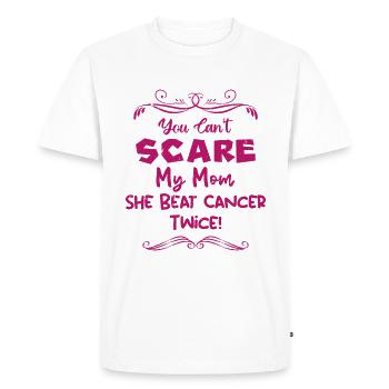 Pink October , Breast Cancer , Mom - Men's Premium Organic T-Shirt - white - Front - Nico (187cm)