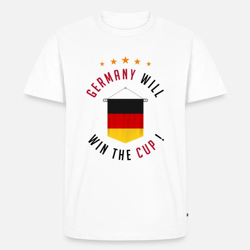 Germany Will Win The Cup ! - T-shirt Premium bio Homme - blanc
