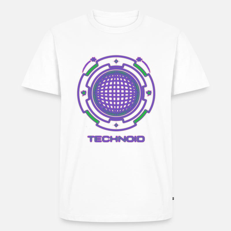 Technoid - Men's Premium Organic T-Shirt - white