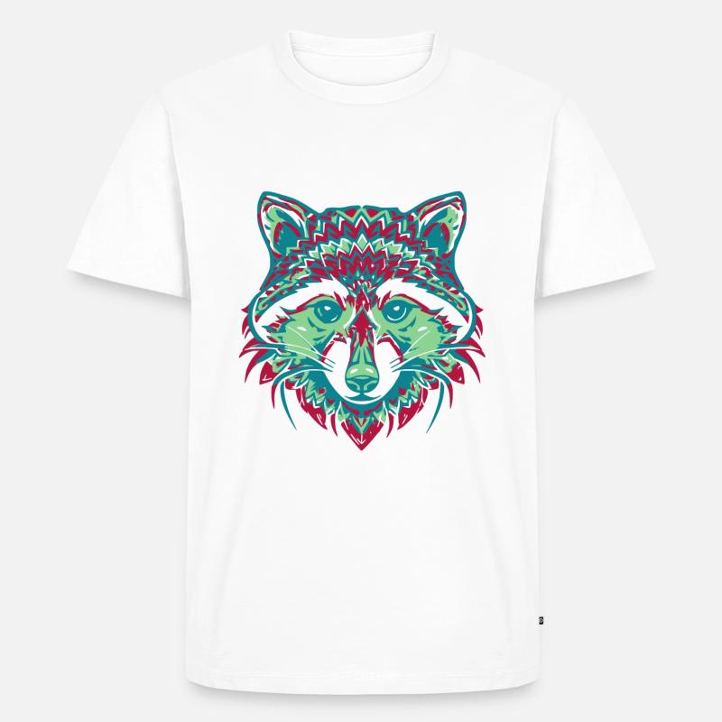 Fuchs - Männer Premium Bio T-Shirt - Weiß