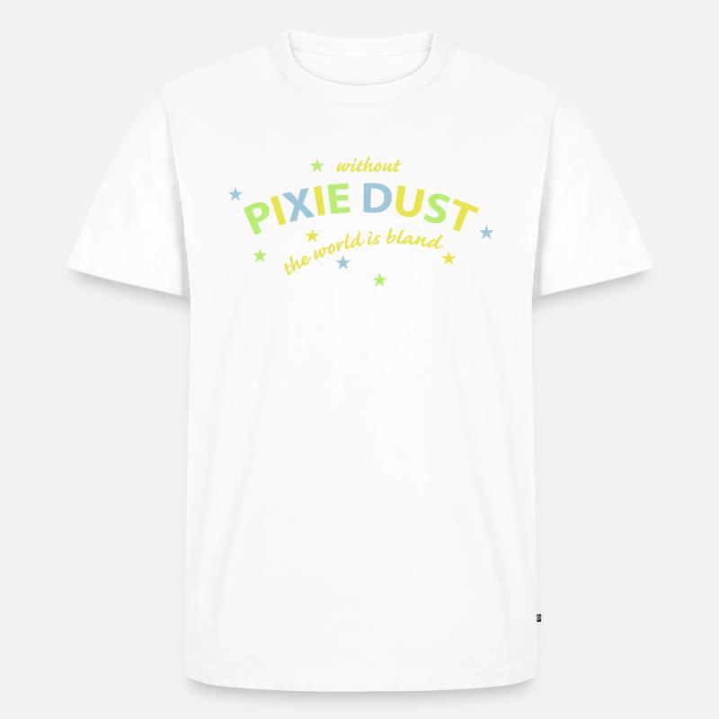 pixie dust (b) - Männer Premium Bio T-Shirt - Weiß