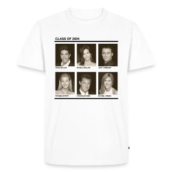 Friends Photos de L'Année Class of 2004 - T-shirt Premium bio Homme - blanc - Devant - Nico (187cm)