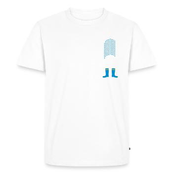 BREIZH DICTON - T-shirt Premium bio Homme - blanc - Devant - Nico (187cm)