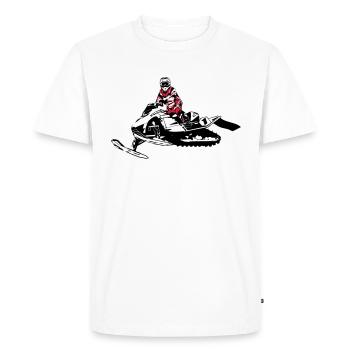 Snowmobil - snowmobile - snowmobile - Men's Premium Organic T-Shirt - white - Front - Nico (187cm)