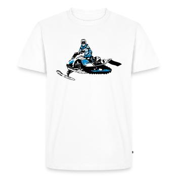 Snowmobil - snowmobile - snowmobile - Men's Premium Organic T-Shirt - white - Front - Nico (187cm)