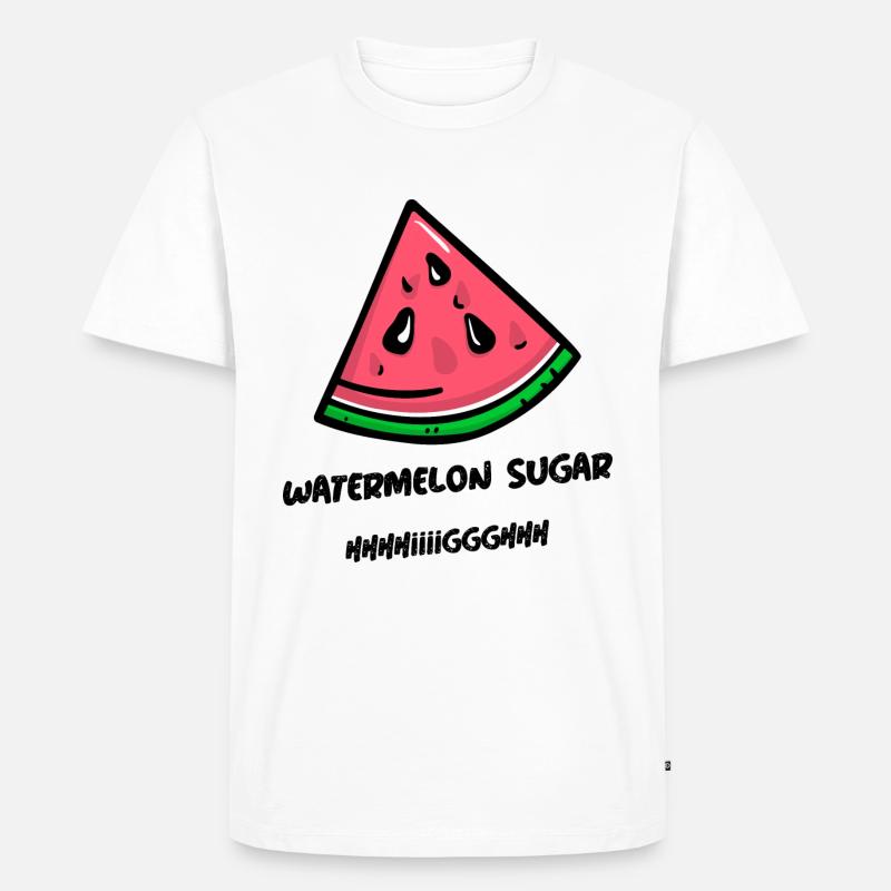 Sucre de pastèque - T-shirt Premium bio Homme - blanc