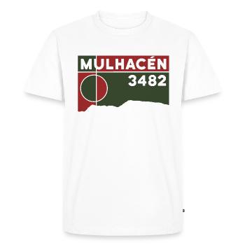 Mulhacén Tour Climbing Hiking Sierra Nevada - Men's Premium Organic T-Shirt - white - Front - Nico (187cm)