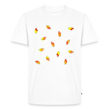 La glace à la tige dans beaucoup de couleurs comme une idée de cadeau - T-shirt Premium bio Homme - blanc - Devant - Nico (187cm)
