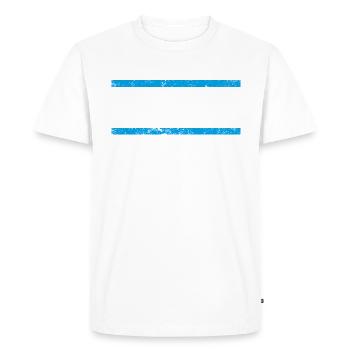 Berlin Vintage - T-shirt Premium bio Homme - blanc - Devant - Nico (187cm)