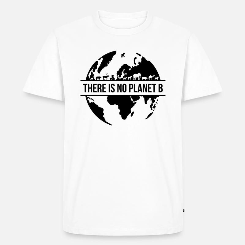 Natur Umweltschutz Mutter Erde Geschenk - Männer Premium Bio T-Shirt - Weiß