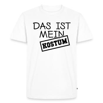 Ceci est mon cadeau Kostuem Carnival - T-shirt Premium bio Homme - blanc - Devant - Nico (187cm)