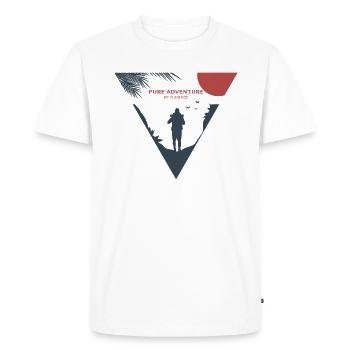 Pure Adventure Adventure Gift - T-shirt Premium bio Homme - blanc - Devant - Nico (187cm)