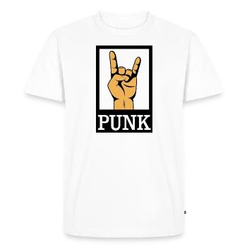 Punk punk rock anarchy music concert gift - Men's Premium Organic T-Shirt - white - Front - Nico (187cm)
