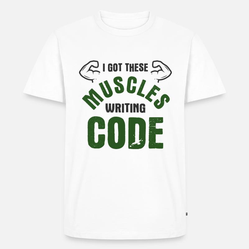 Software Ingenieur Informatiker Programmierer - Männer Premium Bio T-Shirt - Weiß