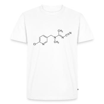 physique - T-shirt Premium bio Homme - blanc - Devant - Nico (187cm)