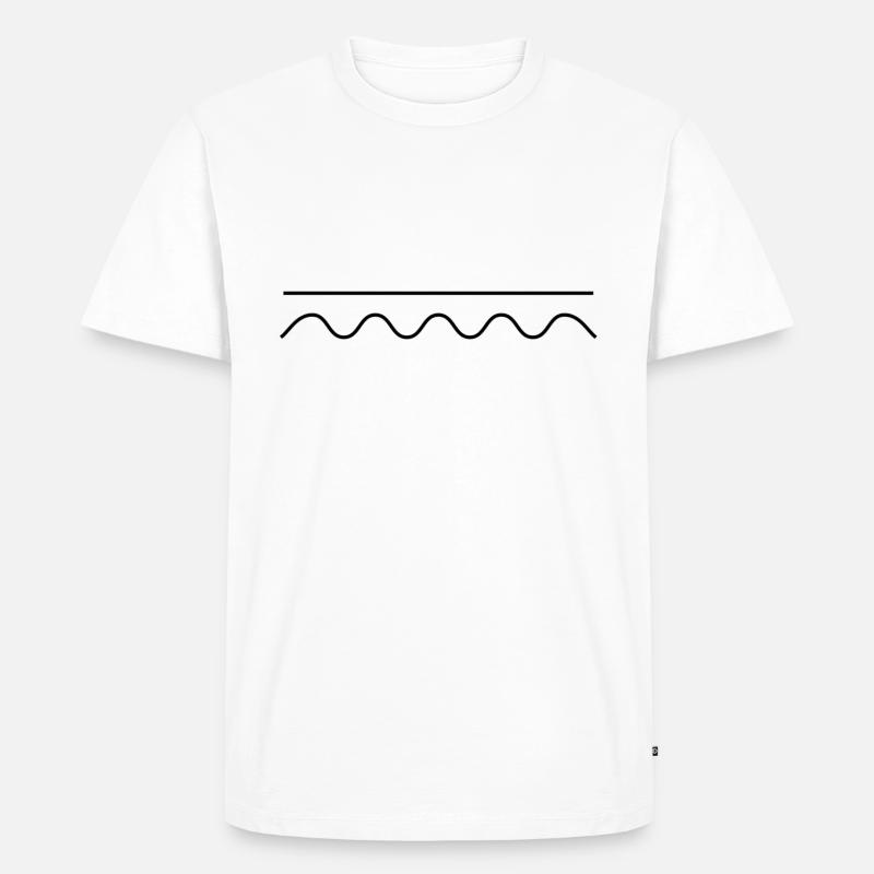 physics - Men's Premium Organic T-Shirt - white