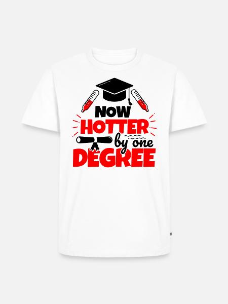 Abschluss Geschenk Schulabschluss Studium - Männer Premium Bio T-Shirt - Weiß