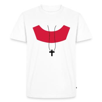 Acolyte acolyte - T-shirt Premium bio Homme - blanc - Devant - Nico (187cm)