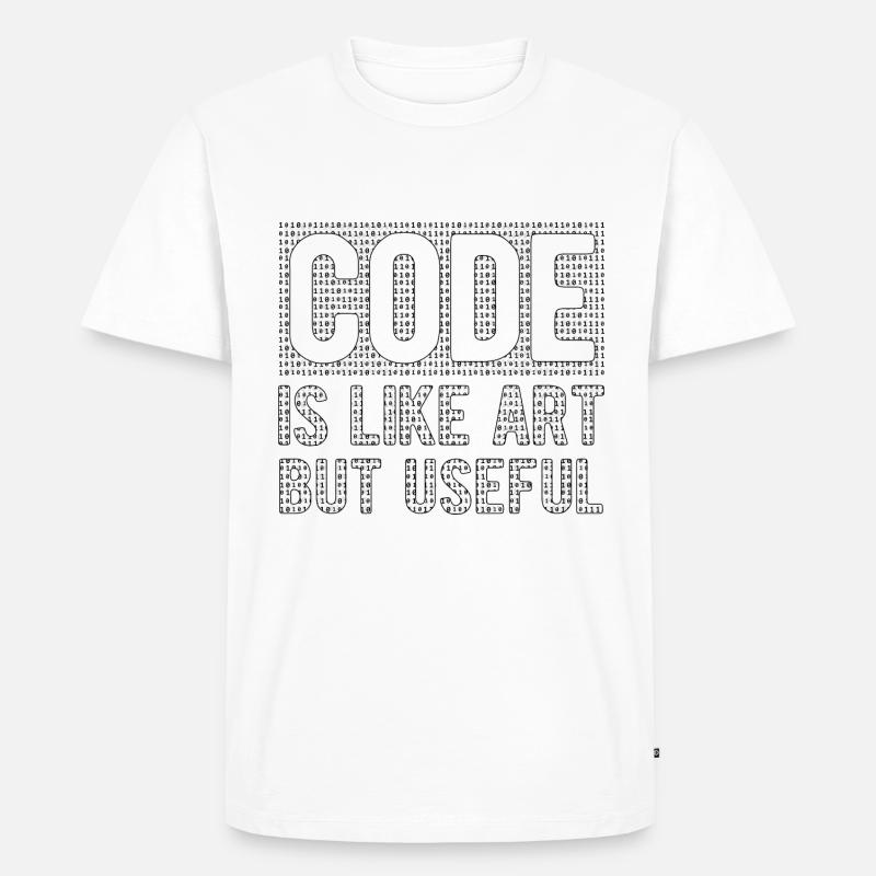 Software Ingenieur Informatiker Programmierer - Männer Premium Bio T-Shirt - Weiß