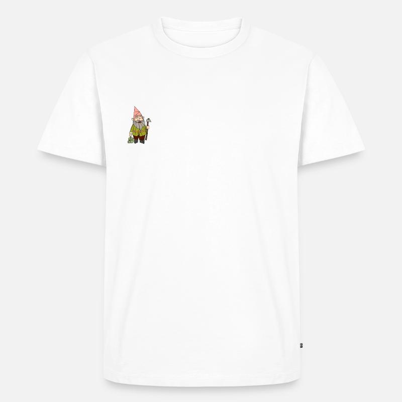 kabouter - Männer Premium Bio T-Shirt - Weiß