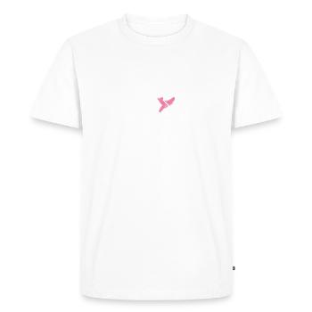Ballerina Heartbeat Pulse - Men's Premium Organic T-Shirt - white - Front - Nico (187cm)