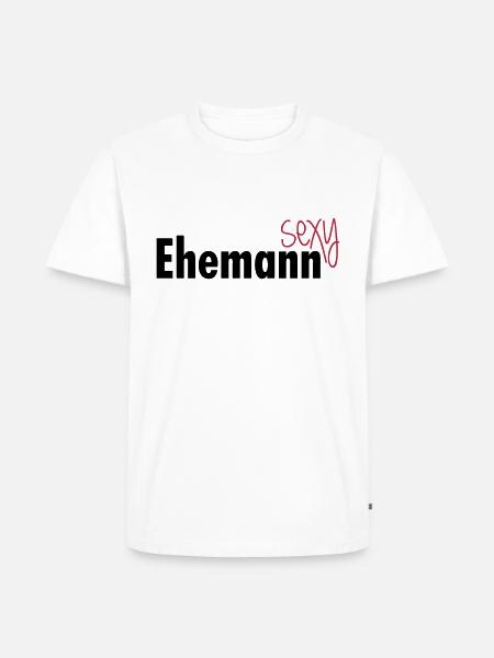 Sexy Ehemann - Männer Premium Bio T-Shirt - Weiß