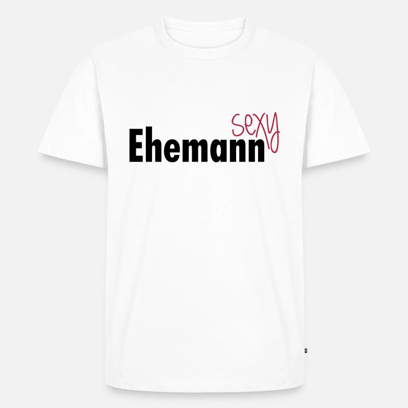 Sexy Ehemann - Männer Premium Bio T-Shirt - Weiß
