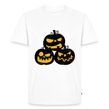 halloween cadeau - T-shirt Premium bio Homme - blanc - Devant - Nico (187cm)