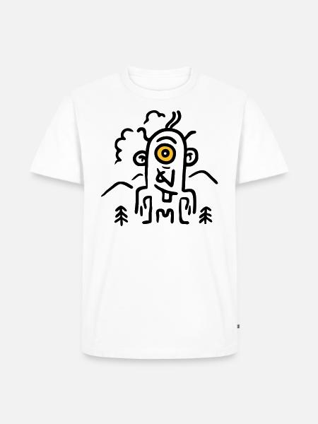 Zyklob minimal - Men's Premium Organic T-Shirt - white