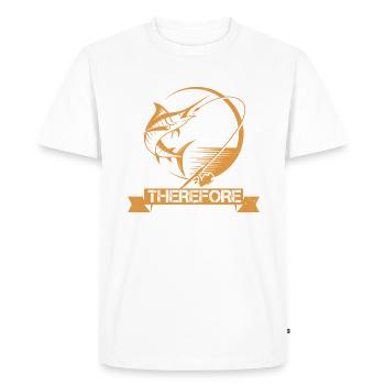 Angler I fish that's why I'm - Men's Premium Organic T-Shirt - white - Front - Nico (187cm)