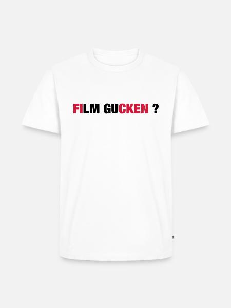 FILM LOOK - Men's Premium Organic T-Shirt - white