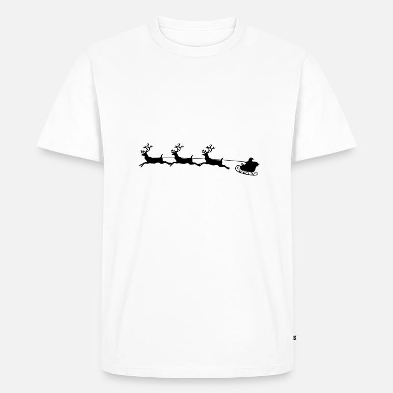 Weihnachten - Männer Premium Bio T-Shirt - Weiß