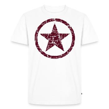 Étoile étoile 01 - T-shirt Premium bio Homme - blanc - Devant - Nico (187cm)