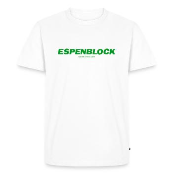 Bloc de trembles Sankt Gallen - T-shirt Premium bio Homme - blanc - Devant - Nico (187cm)