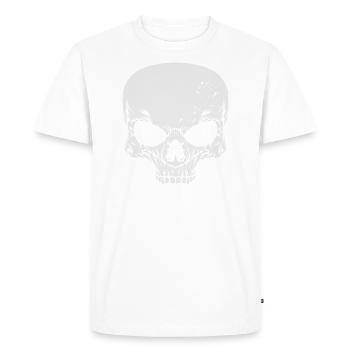 Skull skull skull - Men's Premium Organic T-Shirt - white - Front - Nico (187cm)