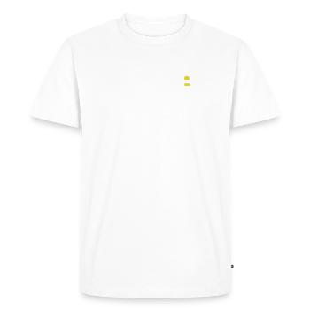 Doux abeilles apiculteur laissez-le abeille abeille fleurs - T-shirt Premium bio Homme - blanc - Devant - Nico (187cm)
