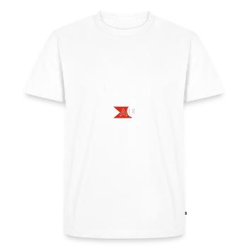 le véritable Conducteur de bus au top - T-shirt Premium bio Homme - blanc - Devant - Nico (187cm)