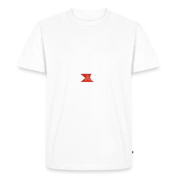 Le véritable Berrichon au top - T-shirt Premium bio Homme - blanc - Devant - Nico (187cm)